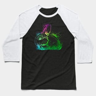 Colorful rabbit Baseball T-Shirt